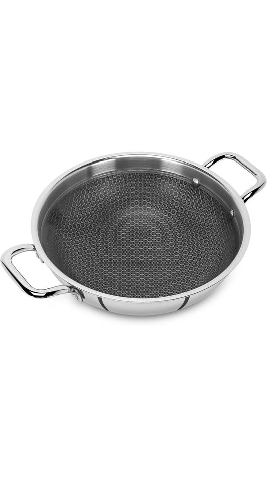 Royal/Premium Honeycomb Stainless Steel Kadhai